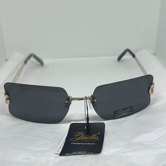 Giselle Rimless Sunglasses – Elegant Contemporary Collection UV400 Protection - Picture 3 of 3